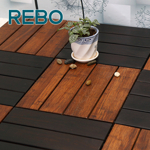 Carreaux <span class=keywords><strong>de</strong></span> <span class=keywords><strong>sol</strong></span> en bambou à emboîtement au design moderne, faciles à installer <span class=keywords><strong>et</strong></span> peu coûteux pour les applications <span class=keywords><strong>de</strong></span> salle <span class=keywords><strong>de</strong></span> bains - Product Image 3