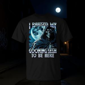 Je suis interrompu dans mon défilé de blagues pour être ici Cringe Brainrot 2025 T-Shirt - Product Image 3