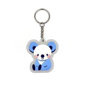 Custom Soft PVC Keychain Waterproof Logo Rubber <b>Key</b> <b>Holder</b> for Promotion Souvenir Travel Event Gift Wholesale - Product Image 3