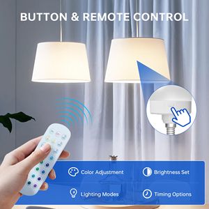 Có Thể Sạc Lại Ánh Sáng Bóng Đèn Với Từ Xa-E26 Pin Hoạt Động Từ Có Thể Tháo Rời Tường Đèn Treo Tường RGB Hẹn Giờ Khẩn Cấp <span class=keywords><strong>Puck</strong></span> Ánh Sáng Bóng Đèn - Product Image 4