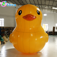Canard gonflable géant en PVC jaune sur mesure, canard gonflable géant amusant, canard gonflable géant flottant sur l'eau en caoutchouc à vendre