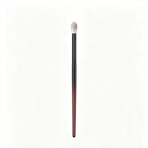 Pincel de maquillaje de llama pequeña con pelo animal, cabeza redonda, para sombra de nariz y ojos, mango de madera, origen Cangzhou - Product Image 1