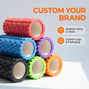 Rodillo de Espuma para Yoga con Logotipo Personalizado, 33 cm, Alta Densidad, Relajación Muscular, Masaje de Tejido Profundo para Espalda y Piernas - Product Image 1