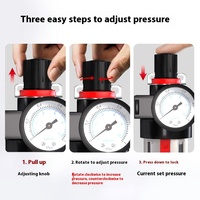 Filtre séparateur huile-eau BFR2000, processeur d'air BFC/BC, pompe à air comprimé en métal avec régulateur de pression