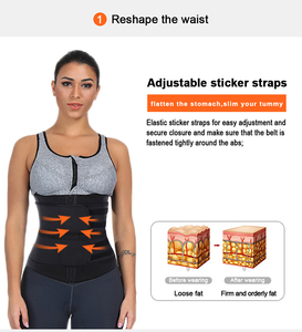 Hexin Shapewear Vérifié <span class=keywords><strong>Pro</strong></span> HEXIN Néoprène Taille Formateur Body Shaper Gaines Minceur Taille Corset Femmes Shapewear Ceinture Modélisation Sangle - Product Image 2