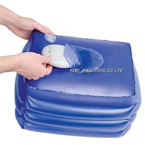 6 p pvc grey <strong>inflatable</strong> <strong>foot</strong> bath tub <strong>spa</strong> with hand pump for for fun & promotional& and - Product Image 3