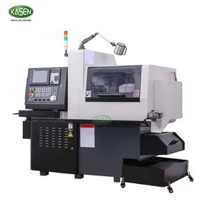 China CNC torno mini tipo suizo torno doble husillo tipo suizo CNC torno automático