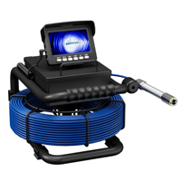 Caméra d'inspection de tuyau d'égout 40M 16GB TF Card DVR IP68 Endoscope industriel de canalisation d'égout avec moniteur 4.3