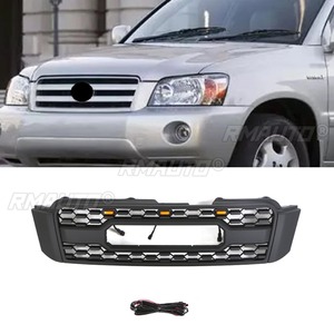 Parrilla Delantera para Auto, Parrilla Deportiva para Toyota Highlander 2004-2007, Kit de Carrocería, Accesorios para Auto - Product Image 1
