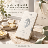 Boîtes d'emballage personnalisées pour barres chocolatées, cartons de luxe en papier cartonné avec logo estampé à chaud, vente en gros d'usine