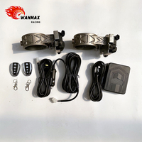 Kit universel de soupape de dérivation électrique 12V en acier inoxydable pour silencieux avec télécommande sans fil