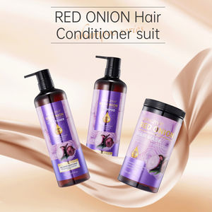 Bio-Rote-Zwiebel-Shampoo-Conditioner-Creme-Haarmasken-Set 2-in-1 gegen Haarausfall, Anti-Schuppen, nährend, feuchtigkeitsspendend für - Product Image 3
