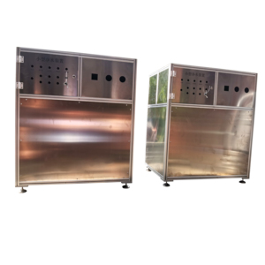 Cadre de panneau de cabinet métallique personnalisé OEM, profilés en aluminium à rainures en T, profilés en aluminium pour armoires, étagère de rangement mobile, présentoir - Product Image 4