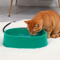 Bol d'eau chauffant pour chiens et chats, bol d'eau électrique pour animaux de compagnie en plein air, pour l'hiver, design anti-gel