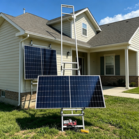 Lève-panneaux solaires électrique 200 kg 4-20 m, élévateur photovoltaïque, monte-charge pour panneaux solaires, direct usine