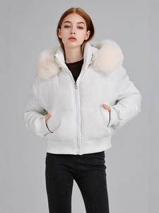 2025 mùa đông mới dày ấm áp ngắn breadman Áo khoác trùm đầu bông Áo khoác - Product Image 2