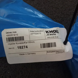 ใบพัดปั๊มสกรู Knoll 18274 อะไหล่ปั๊มน้ำแรงดันสูง - Product Image 2