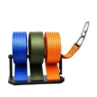 Sangle de fixation personnalisée en polyester avec cliquet pour le maintien de charges lourdes