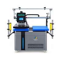 Presse à chaud électrique automatique double station GS pour T-shirts, tapis de souris, textiles et graphiques