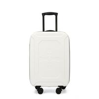 Valise pliable pour ordinateur portable avec roulettes fixes, fermeture éclair, poignée télescopique, unisexe, avec serrure