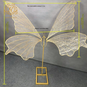 Led bướm đứng ánh sáng tiếp nhận đám cưới trang trí bướm đường dẫn ánh sáng cho tiệc cưới sân khấu lối đi trang trí - Product Image 6