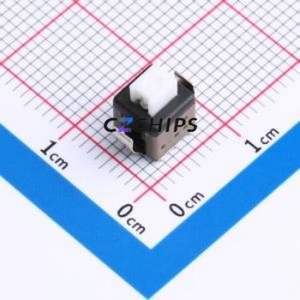 PS-5824SSA-2PN Push Button Switch SMD Switch No Lock Rectangle Plunger 500mA 24V - Product Image 1