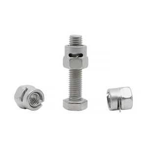 หัวน๊อตสแตนเลสแบบมีล็อคแข็งแรงทนทานป้องกันการคลายน็อตสำหรับอุตสาหกรรม - Product Image 2