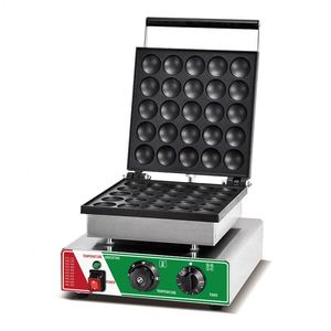 Machine à gaufres ronde classique de qualité supérieure pour usage commercial, 25 trous, machine à mini-crêpes à vendre - Product Image 6