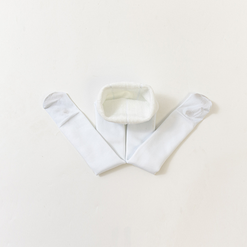 White with feet