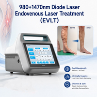 Nouvelle conception de machine laser EVLT 50W 980nm 1470nm à diode vasculaire pour le traitement des varices et des varicocèles