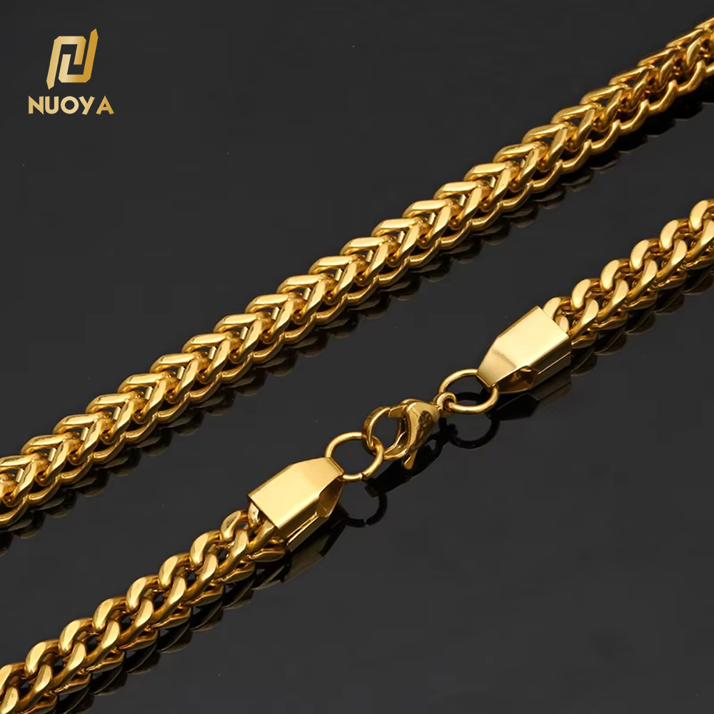 Italian Gold Franco Chain 18K Plated Stainless Steel Design