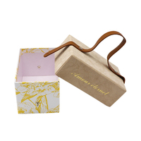 Boîte en carton écologique et recyclable personnalisée, sac à poignée avec des matériaux recyclés pour cadeaux, cadeaux de mariage ou faveurs
