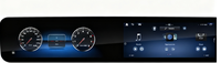 12.8 pouces Android double écran LCD numérique Cluster autoradio multimédia stéréo Kit pour Mercedes Benz E W213 2016-2023