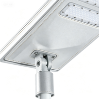 Lámpara Solar LED para Calle Chino WS-30W de 30W, DC, IP65 Impermeable, de Aluminio, con Sensor de Movimiento, Control por Aplicación/Remoto, para Carreteras, Todo en Uno