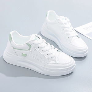 Spring Autumn New <b>White</b> Platform Sneakers Round Toe <b>Lace</b> up Casual Shoes for Students - Product Image 3