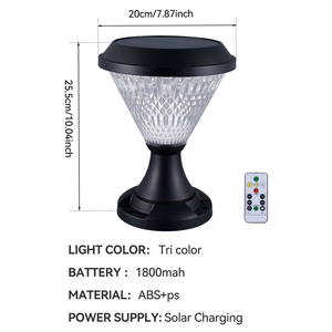 Ingdian โคมไฟ LED 10W สำหรับตกแต่งสวนพลังงานแสงอาทิตย์, โคมไฟสนามพลังงานแสงอาทิตย์ - Product Image 6