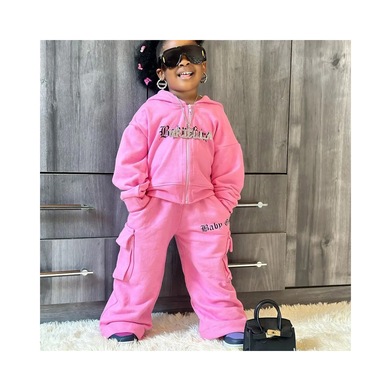AHTJRT Sweatsuits For Kids Pullover Hoodies And Jogger Pants Track Suits Set Unisex Fall Winter Sports Casual Outdoor Outfits White 4 5 Years