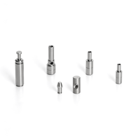 Pin Penunjuk Lokasi Baja Tahan Karat Kelas Medis, Poros Presisi, Dowel Penyelarasan Presisi, Finishing Pasifasi Berbahu, Kepala 6mm