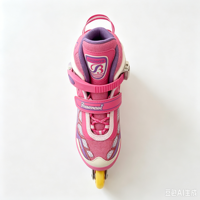 Patins à roulettes en ligne d'extérieur populaires de la série Ergonomics avec 4 roues en PU, conçus pour une protection intégrale et la sécurité des adultes