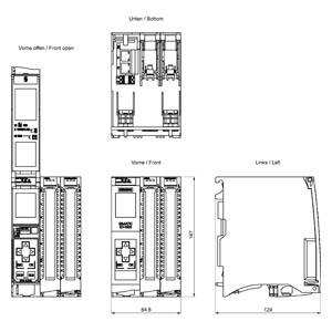 CPU 1511-1PN, 150KB de programa, 1MB de datos 6ES7511-1AK02-0AB0 S7-1500 6ES7511-1AL03-0AB0 1512C-1 PN, 250 6ES7511-1CK0-10AB0 - Product Image 2