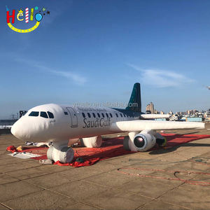 Avion gonflable géant personnalisé pour la publicité et le <span class=keywords><strong>transport</strong></span>, 10 m, avion/Airbus/aéronef - Product Image 5