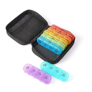 Portable 28-Compartment Plastic Classic Medicine <b>Box</b> Custom Logo <b>Large</b> Capacity Zippered Closure Promotional <b>Gift</b> - Product Image 6