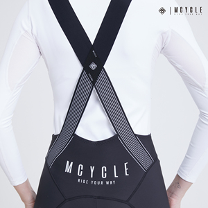 Mcycleユニセックス冬用サイクリングビブタイツアンチコールドバイクビブパンツジェルパッド耐衝撃性サーマルフリース保温自転車ビブタイツ - Product Image 6