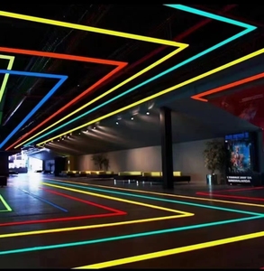 Bureau moderne 2FT 4FT 8FT DALI 0-10V RGB Dimmable Led lumière linéaire pour Garage salle de <span class=keywords><strong>billard</strong></span> - Product Image 4