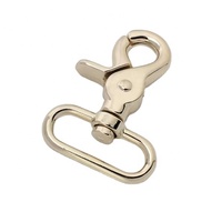 Mousqueton pivotant en alliage de zinc et acier moulé sous pression, tête carrée en métal de 25 mm, pour sacs, pochettes et animaux de compagnie, KING WING
