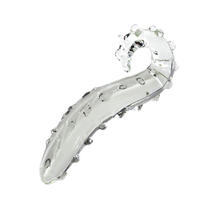 Masturbador Femenino, Varita Yoni de Vidrio, Estimulación Vaginal, Dildo de Cristal para Mujeres, Varita Masajeadora con Textura de Hipocampo - Product Image 3