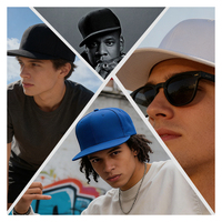 Gorras Personalizadas al por Mayor, Ecológicas, para Exteriores, con Logotipo Bordado en 3D, 6 Paneles, Visera Plana, Corona Rígida, Cierre a Presión