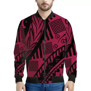 Jaqueta de inverno masculina 2021 tradicional, maori étnico, trigo tribais, rosa, casaco curto, roupas grandes e altas