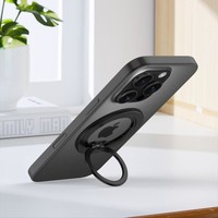 Nouveau support de téléphone portable magnétique léger et multicolore pour bureau, avec anneau rotatif à 360°, design pliable en alliage d'aluminium