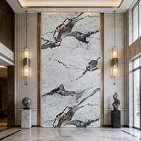 Nouveau panneau mural en PVC flexible de bonne qualité, ignifuge, écologique, couleur marbre, pour la décoration intérieure de la maison